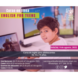 Curso de English for Teens...