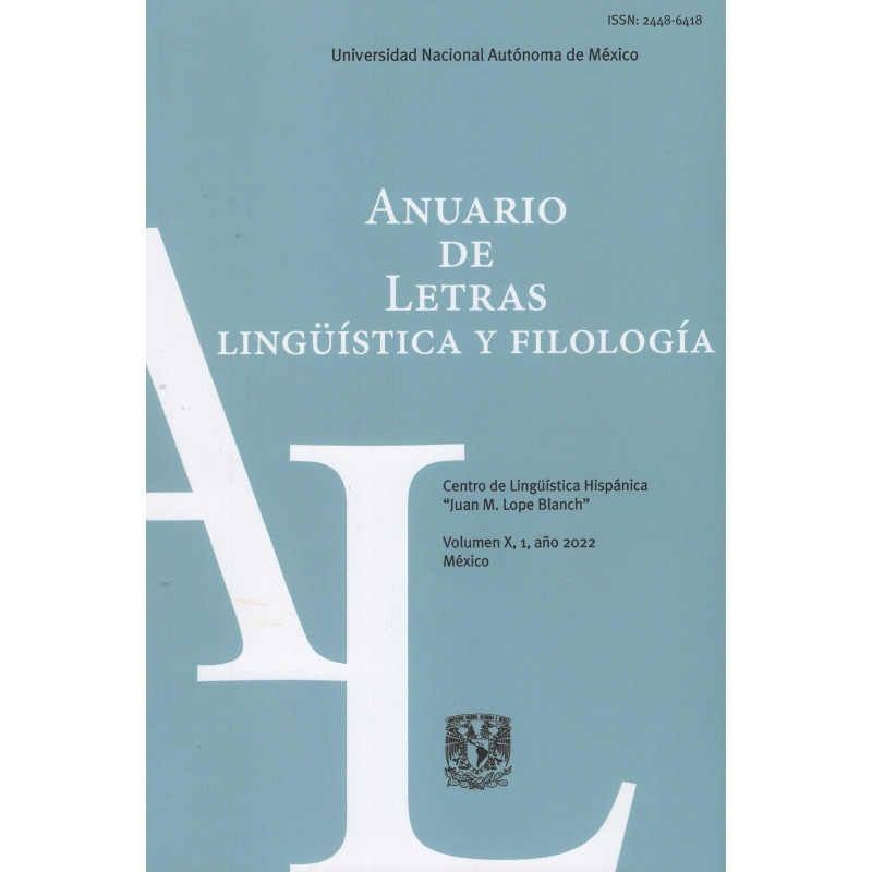 Anuario de Letras Lingüística y Filología 10-1