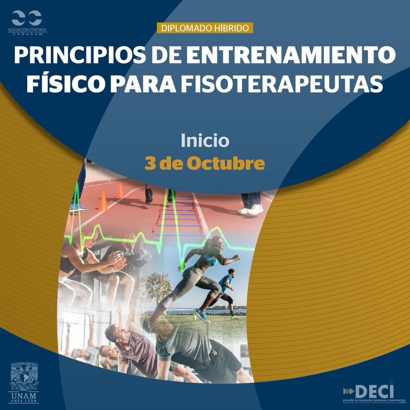 Pago Único - Admon. UNAM: Principios de Entrenamiento Físico para Fisioterapeutas