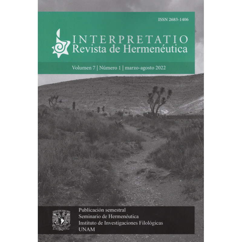 Interpretatio. Revista de Hermenéutica 7-1