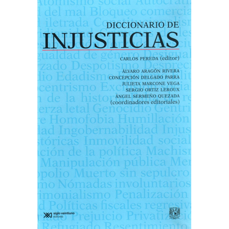 Diccionario de injusticias (tapa dura)