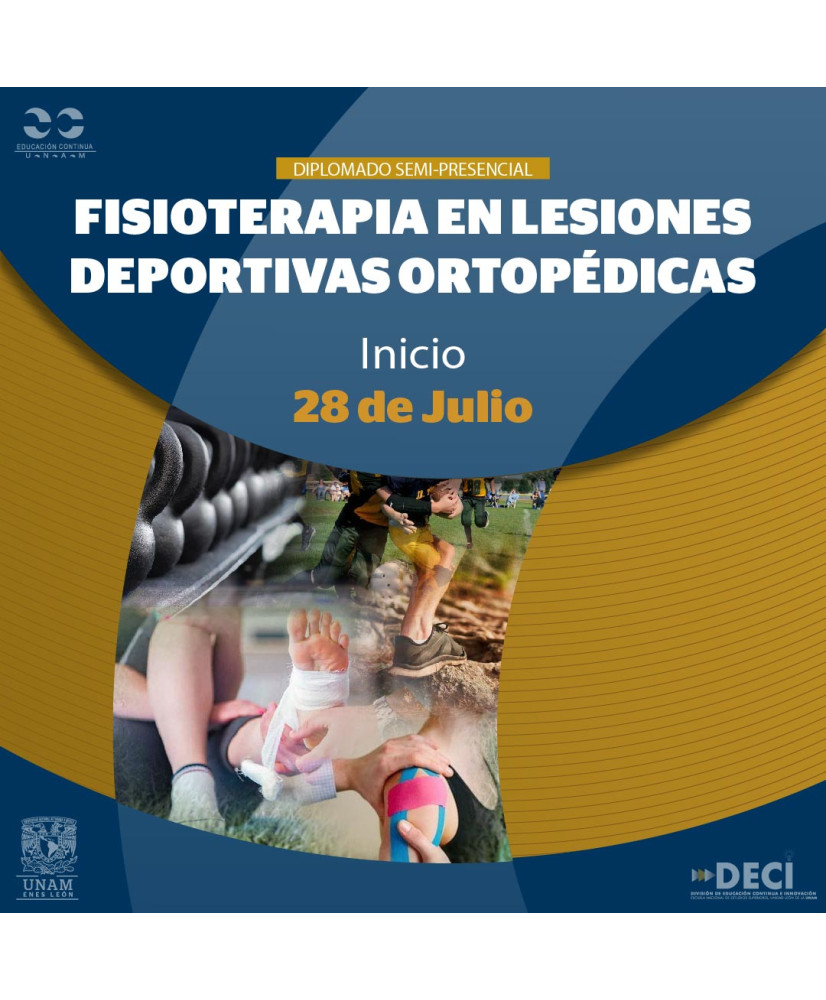 Pago Único - Admisión UNAM: Fisioterapia en Lesiones Deportivas Ortopédicas