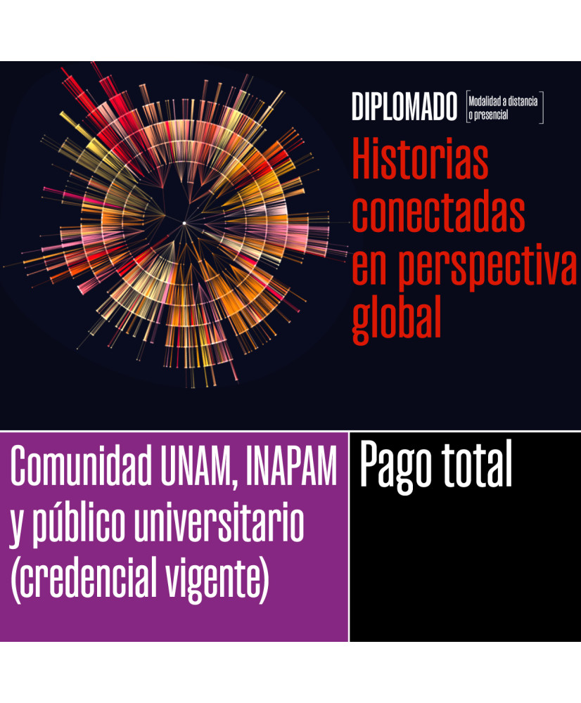 Pago Único - Admisión UNAM: Diplomado historias conectadas en perspectiva global