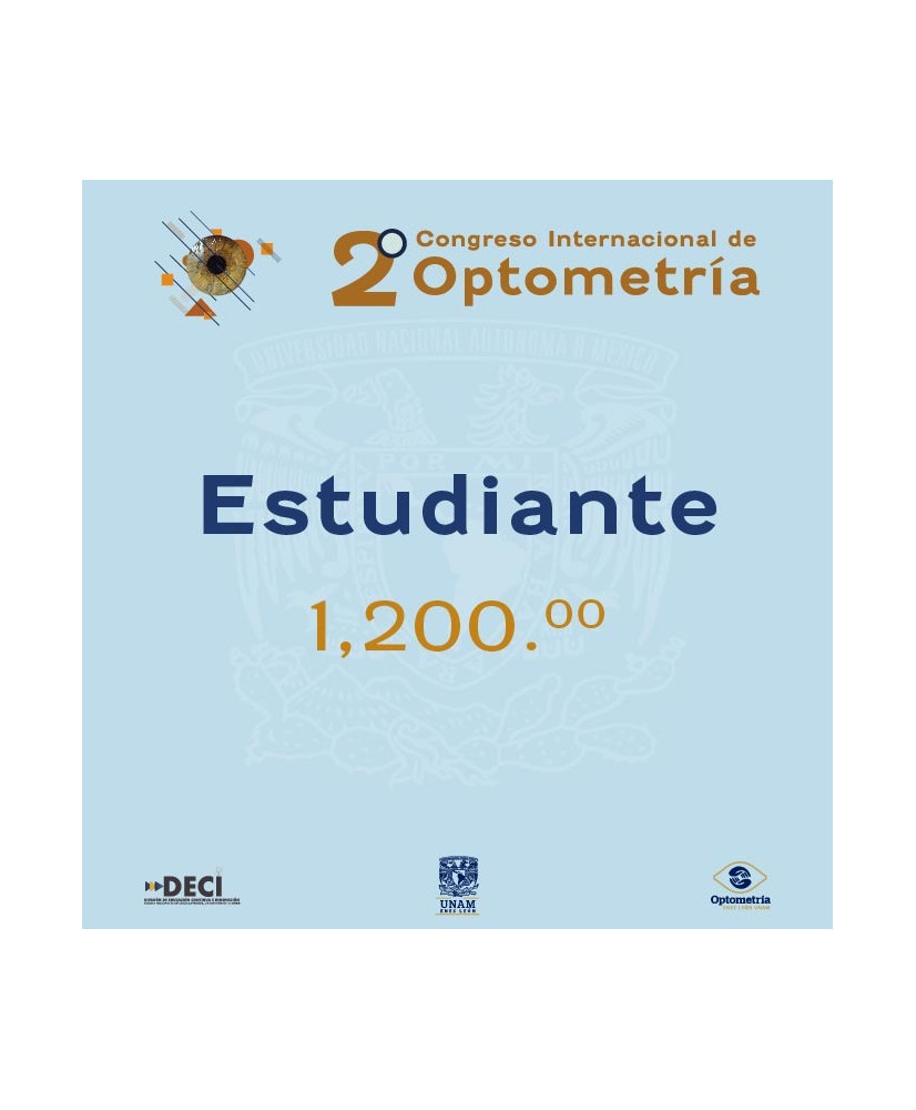 Admisión Estudiantes: 2do. Congreso Internacional de Optometría