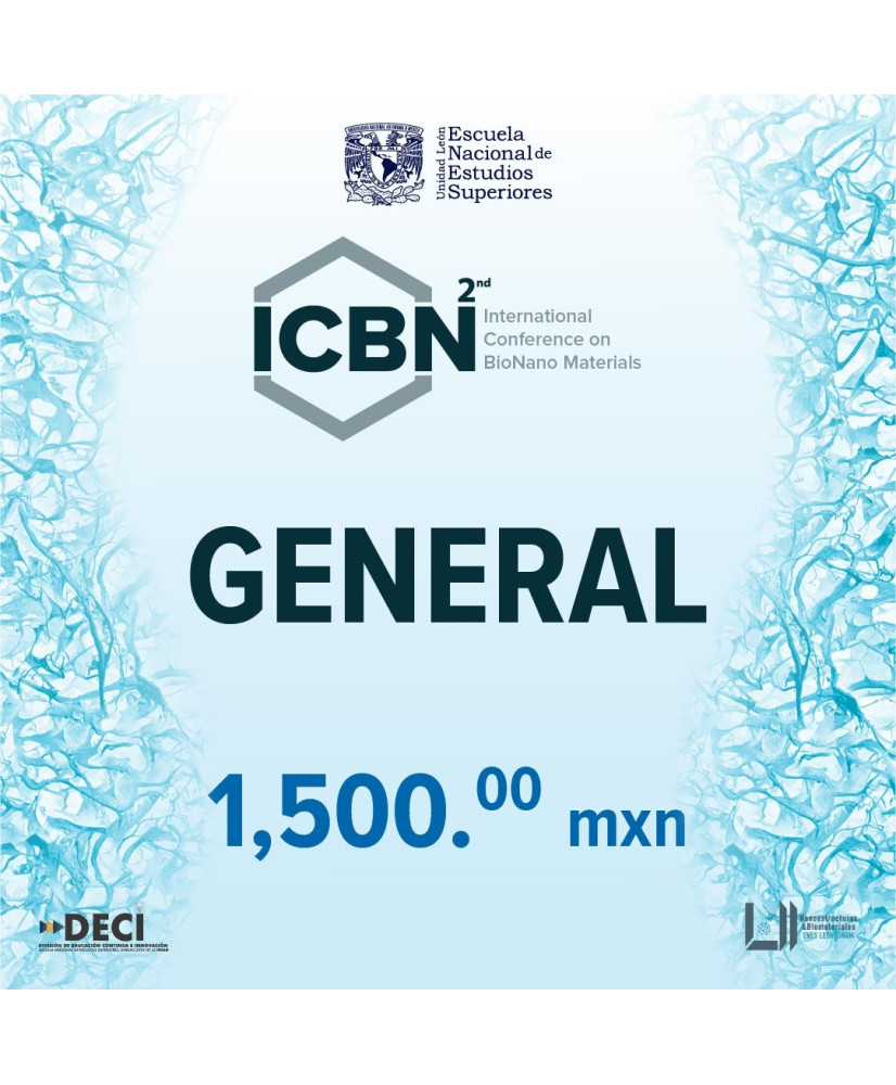 Admisión General: 2da. Conferencia Internacional En BioNano Materiales