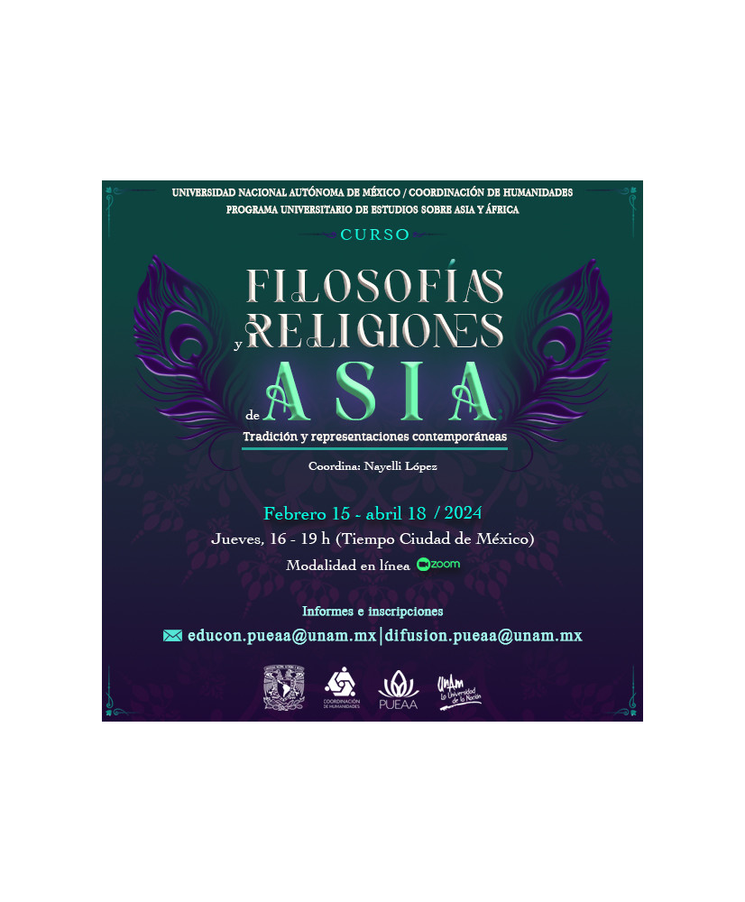 Admisión UNAM: Filosofías y Religiones de Asia - Tradiciones y Representaciones Contemporáneas