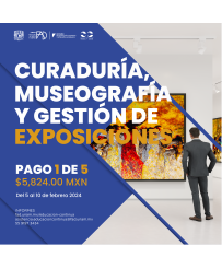 Ed. 2024: Pago Parcial - Curaduría y Museografía y gestión de exposiciones/DPMusAc417/2024-2