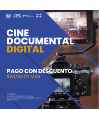Ed. 2024: Pago con Descuento - Cine documental digital/DPCinAc409/2024-2