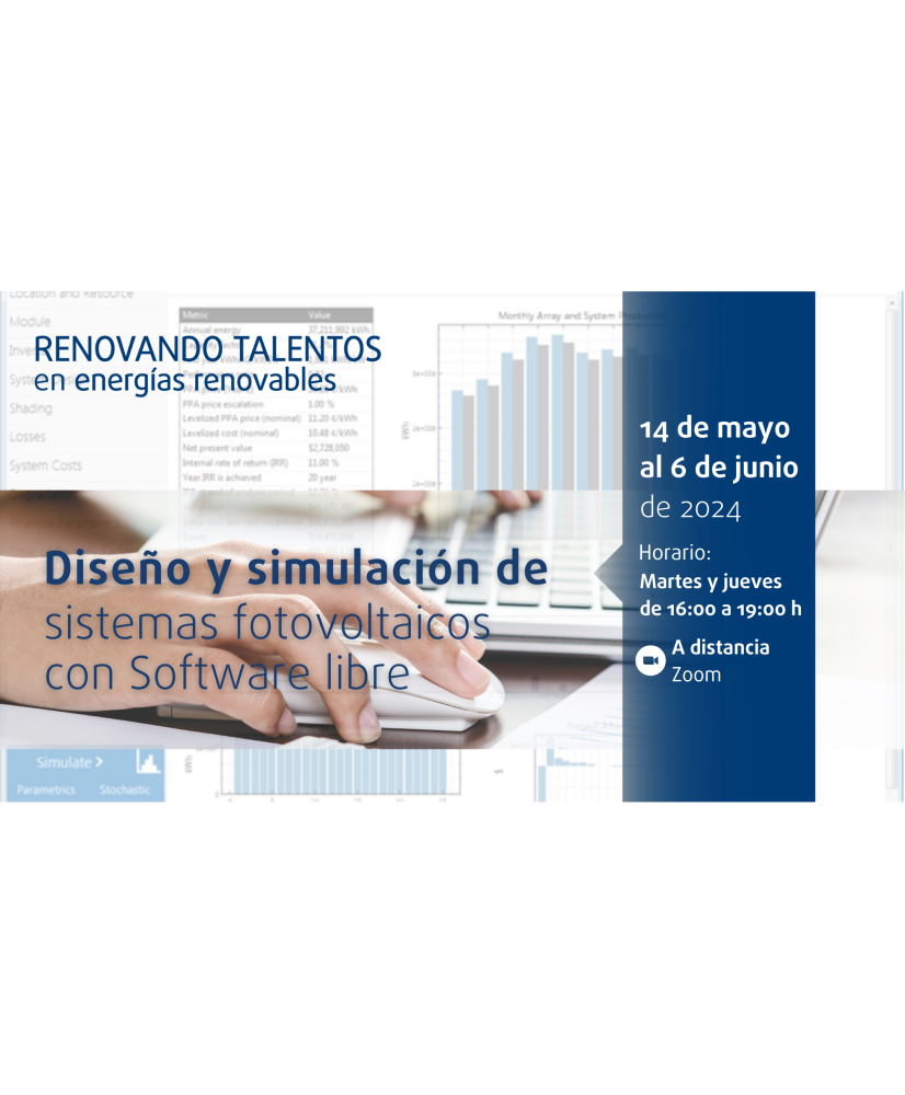 Admisión Estudiantes: Diseño y Simulación de SFV con software libre (Ed. P-2024)