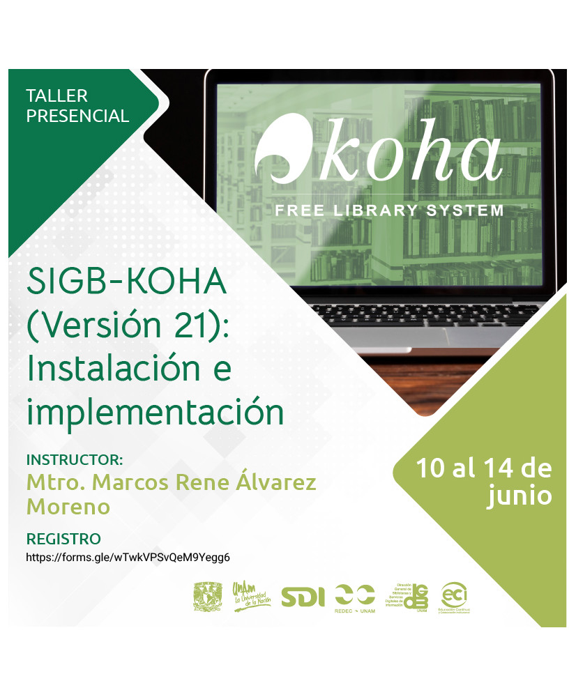 Admisión UNAM: SIGB-KOHA (Versión 21): Instalación e implementación