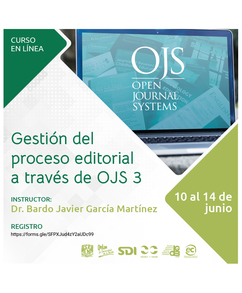 Admisión General: Gestión del proceso editorial a través de OJS 3