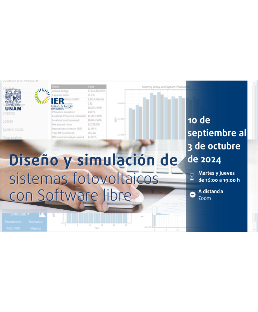 Admisión Estudiantes: Diseño y Simulación de SFV con software libre (Ed. P-2024)