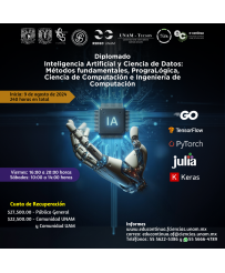 Admisión UNAM: Diplomado Inteligencia Artificial y Ciencia de Datos