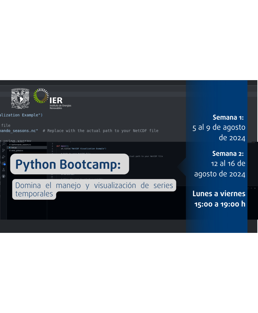 Admisión Preferencial IER: Python Bootcamp - 1 Semana
