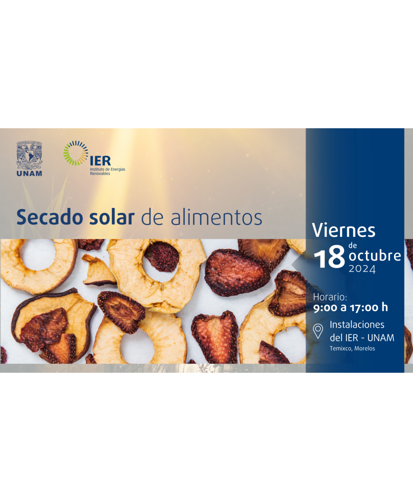 Admisión a Estudiantes: Secado Solar de Alimentos (otoño 2024)