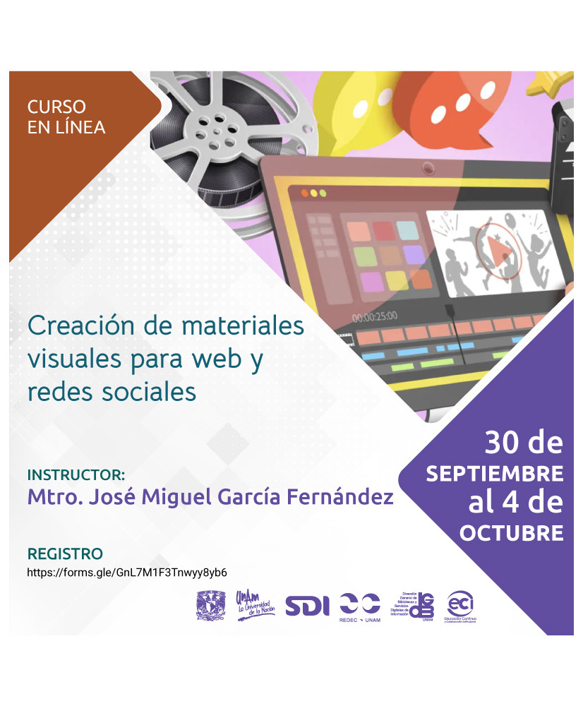 Admisión DGBSDI: Creación de materiales visuales para web y redes sociales