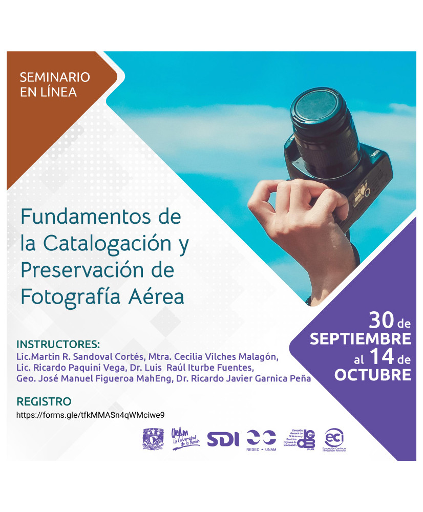 Admisión General: Fundamentos de la Catalogación y Preservación de Fotografía Aérea