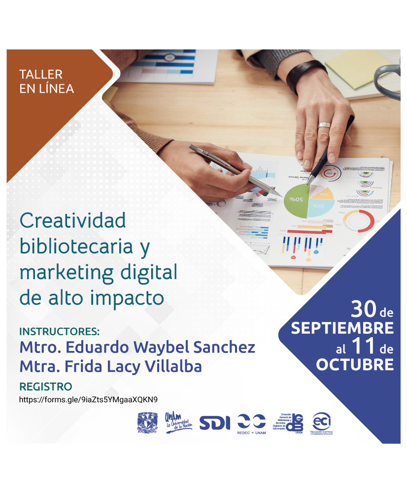 Admisión DGBSDI: Creatividad bibliotecaria y marketing digital de alto impacto