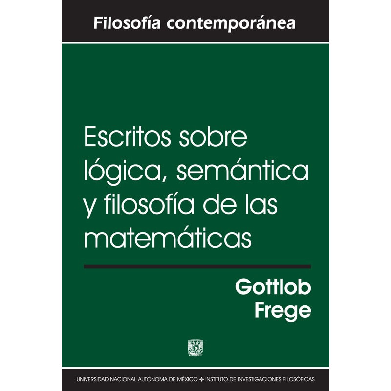 Escritos sobre lógica, semántica y filosofía de las matemáticas.