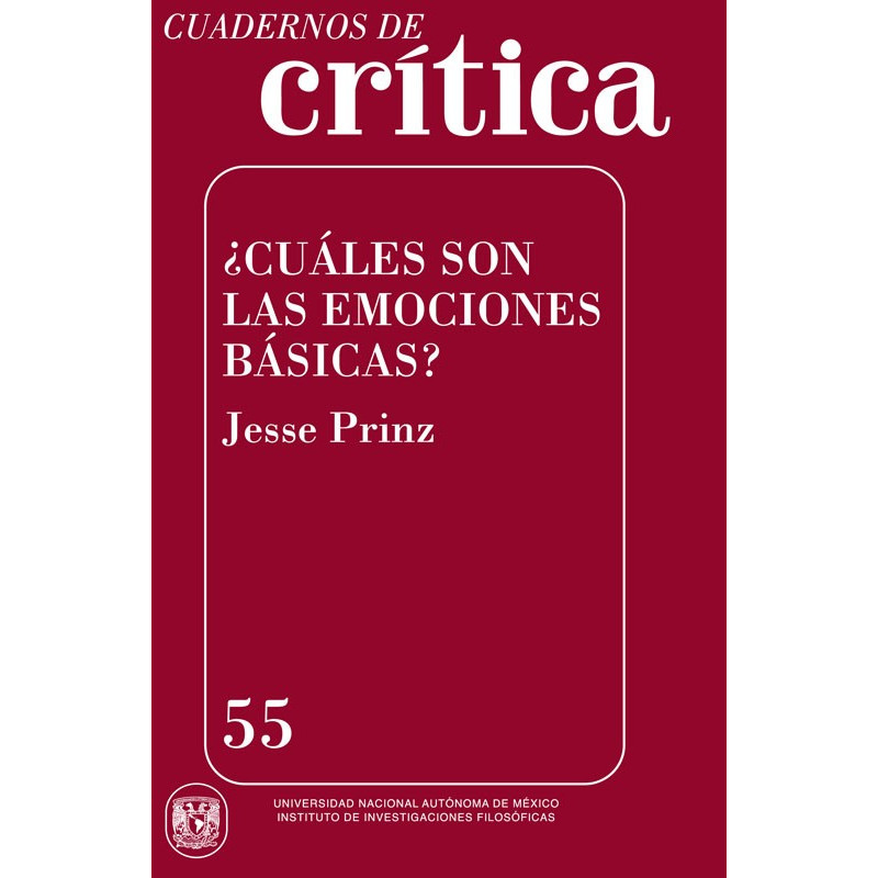 ¿Cuáles son las emociones básicas? Cuaderno 55, Jesse Prinz