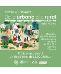 Admisión General: curso de lo urbano a lo rural - historia ambiental de América Latina (pago único)