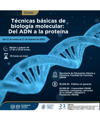 Admisión General: curso del ADN a la Proteína