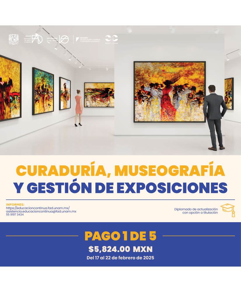 Edición 2025 - Pago Parcial: Curaduría, museografía y gestión de exposiciones