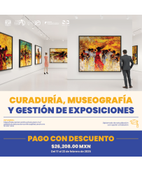 Edición 2025 - Pago con Descuento: Curaduría, museografía y gestión de exposiciones