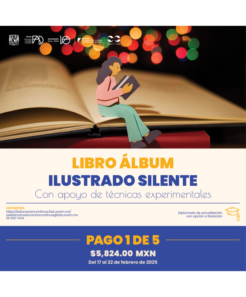 Edición 2025 - Pago Parcial: Libro álbum ilustrado silente