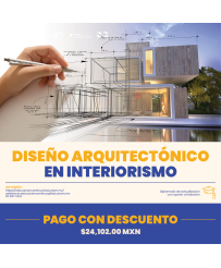 Edición 2025 - Admisión Extranjeros: diseño arquitectónico en interiorismo