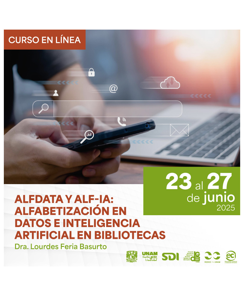 Admisión DGBSDI: alfabetización en datos e inteligencia artificial en bibliotecas