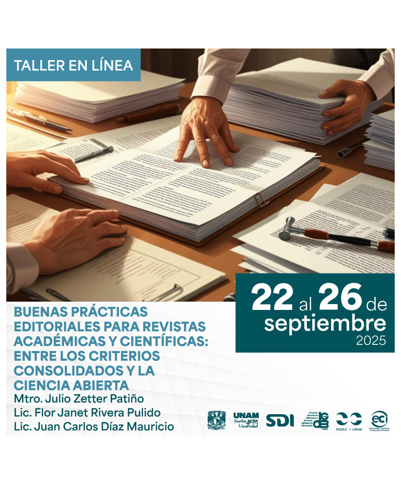 Admisión DGBSDI: buenas prácticas editoriales para revistas académicas y científicas