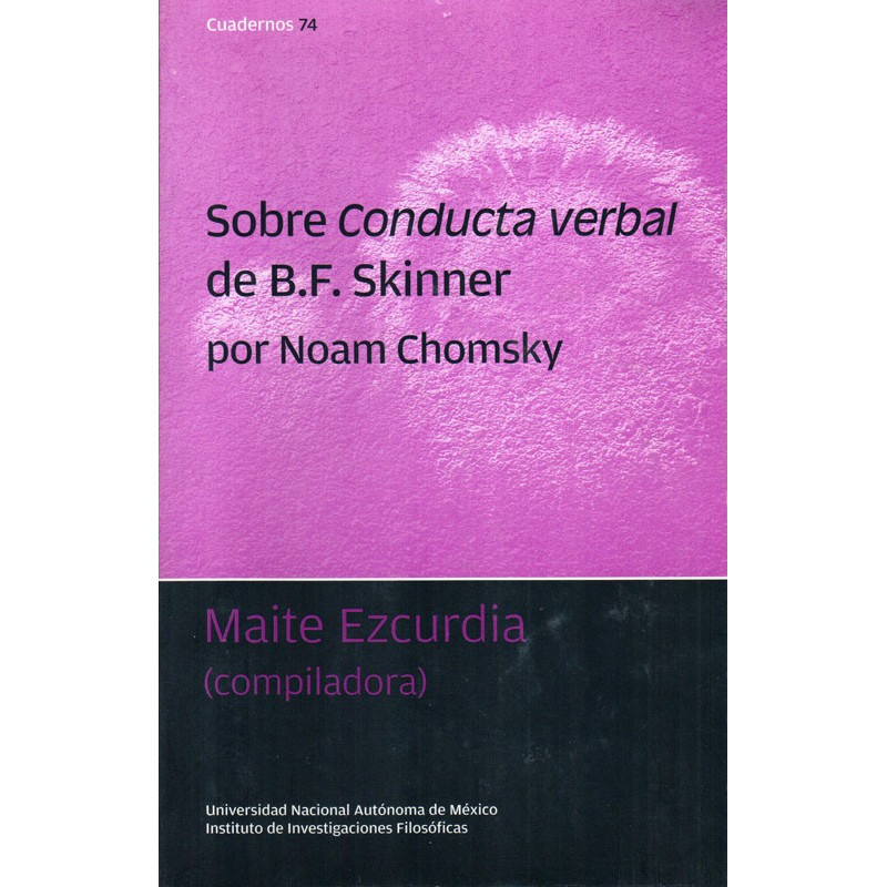 Sobre conducta verbal de B.F. Skinner