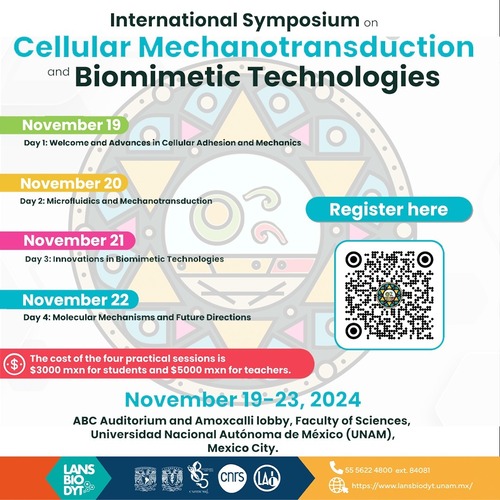 instagram-2 No te quedes fuera de este simposio de 
mecanotransducción celular y tecnologías biomiméticas. 🧑‍🔬🧬El @lansbiodyt y @plaza.prometeo te invitan. 🤓👍 Aparta tu lugar. 

👉 https://tinyurl.com/3v2mrfkb