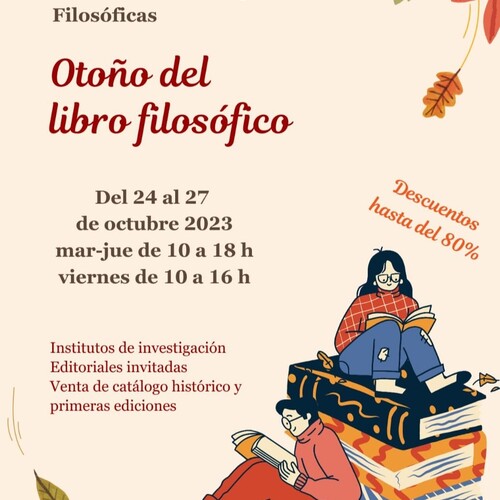 instagram-14 ¡¡El Instituto de Investigaciones Filosóficas de la @unam_mx te trae 4 días con los mejores descuentos en libros del año!! 🙌📘🤓 ¡Hasta el 80%! 😁

No te quedes fuera y aprovecha el #OtoñoDelLibroFilosófico. 📚📖